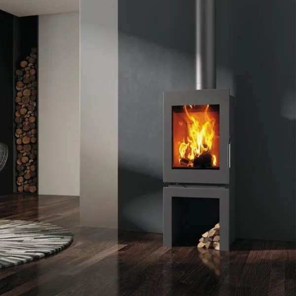 Carbel Maia Cube freestanding fireplace