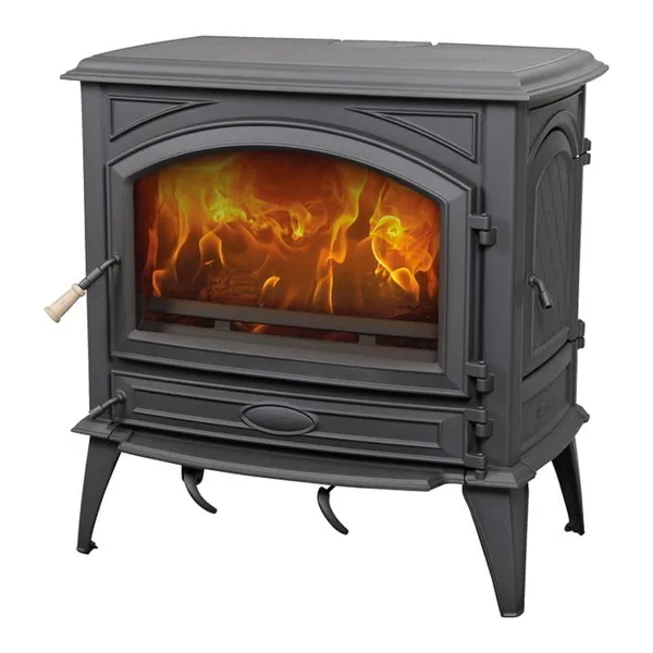 Dovre 760 freestanding stove in a dining room setting